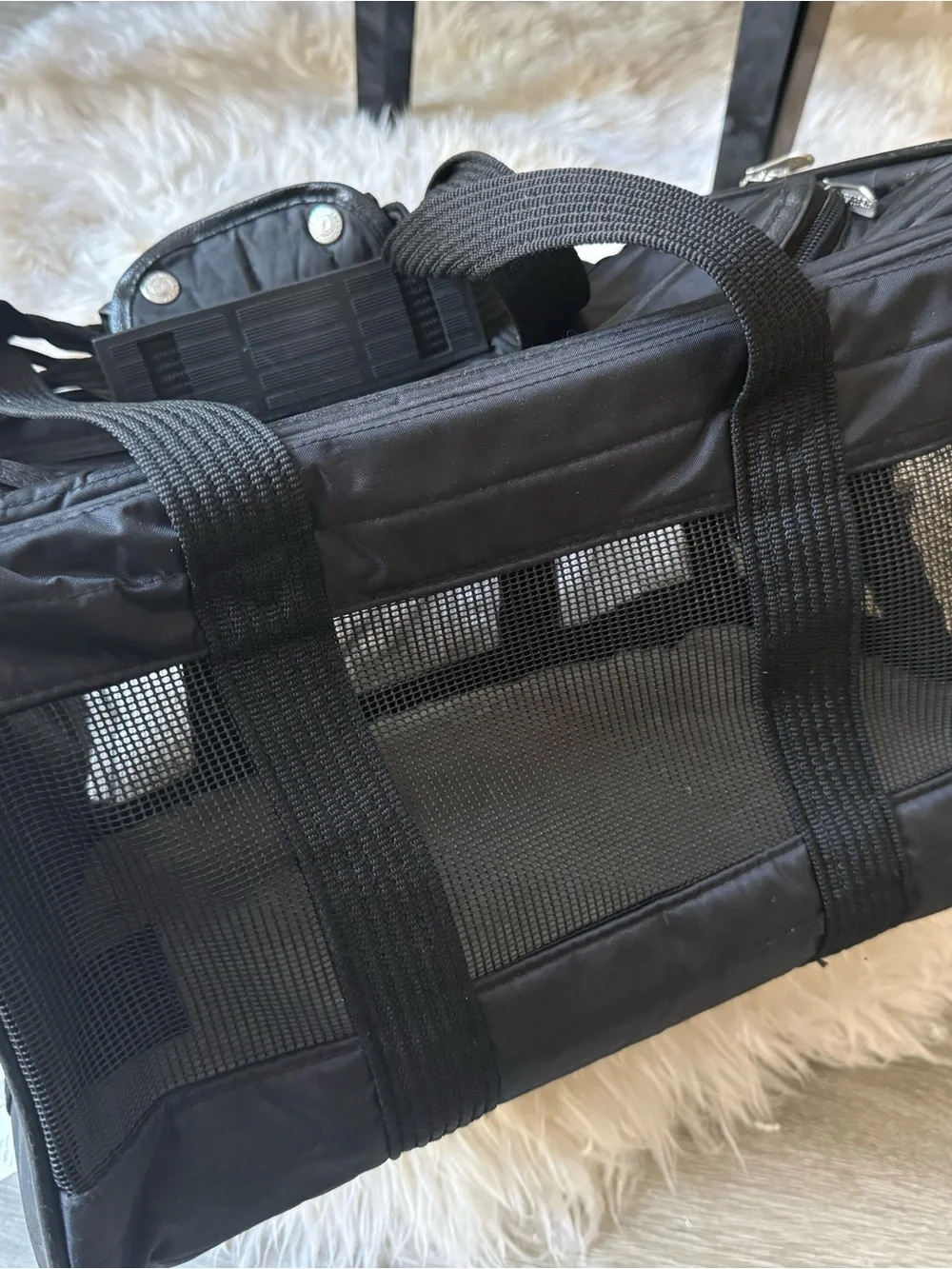 Sherpa Deluxe Black Soft Sided Dog & Cat Carrier